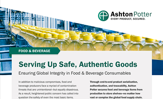 Serving Up Safe, Authentic Goods: Ensuring Global Integrity in Food & Beverage Consumables