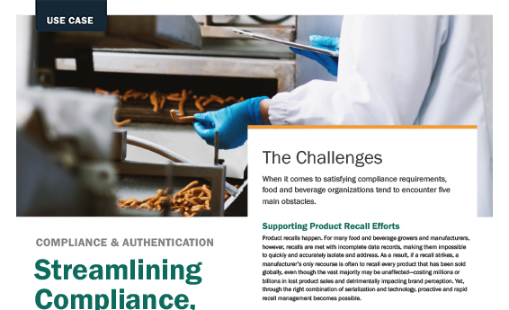 Food Compliance & Authentication: Streamlining Compliance, Supporting Excellence