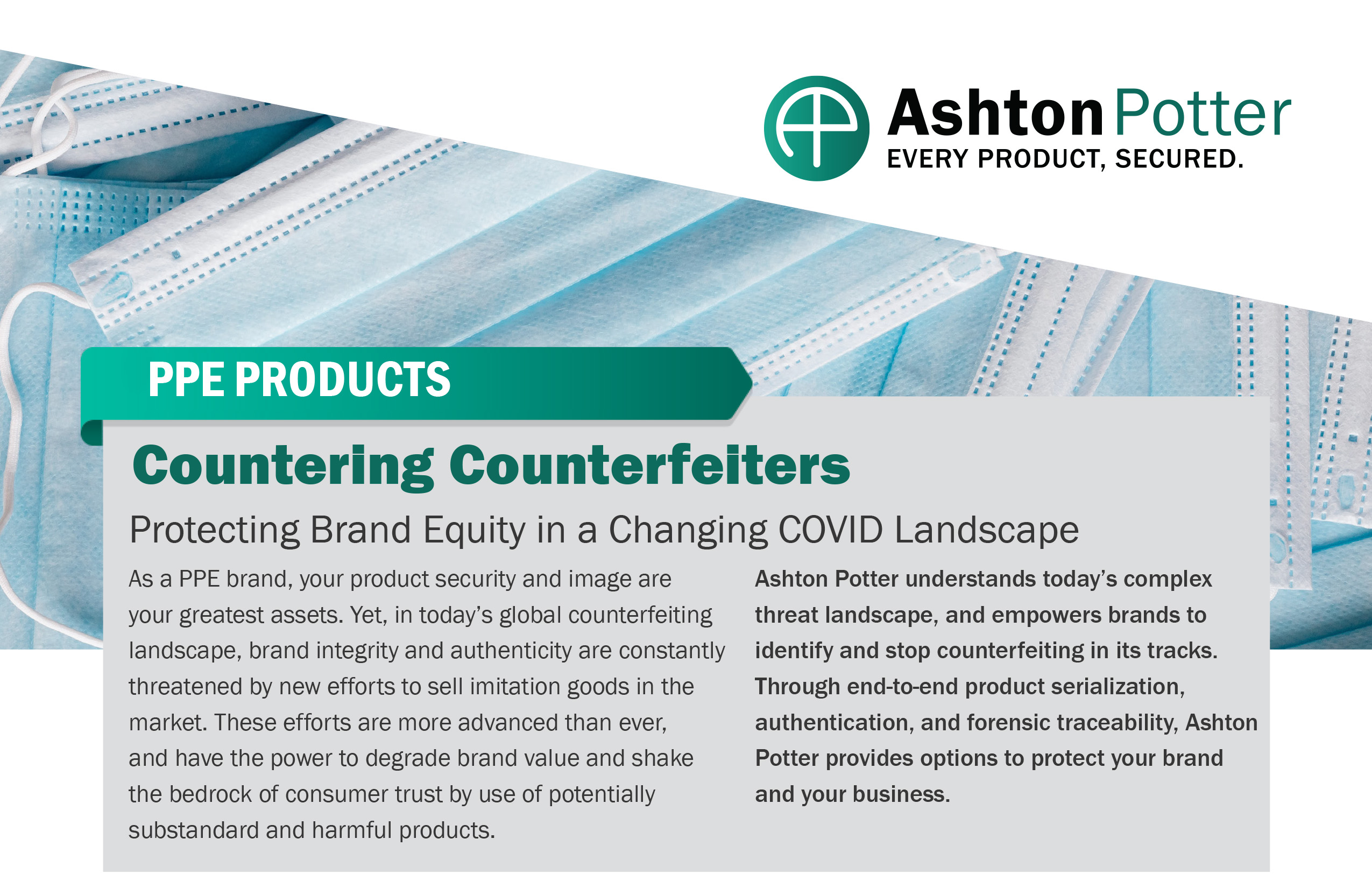 Counter Counterfeiters: Protecting Brand Equity in a Changing COVID Landscape